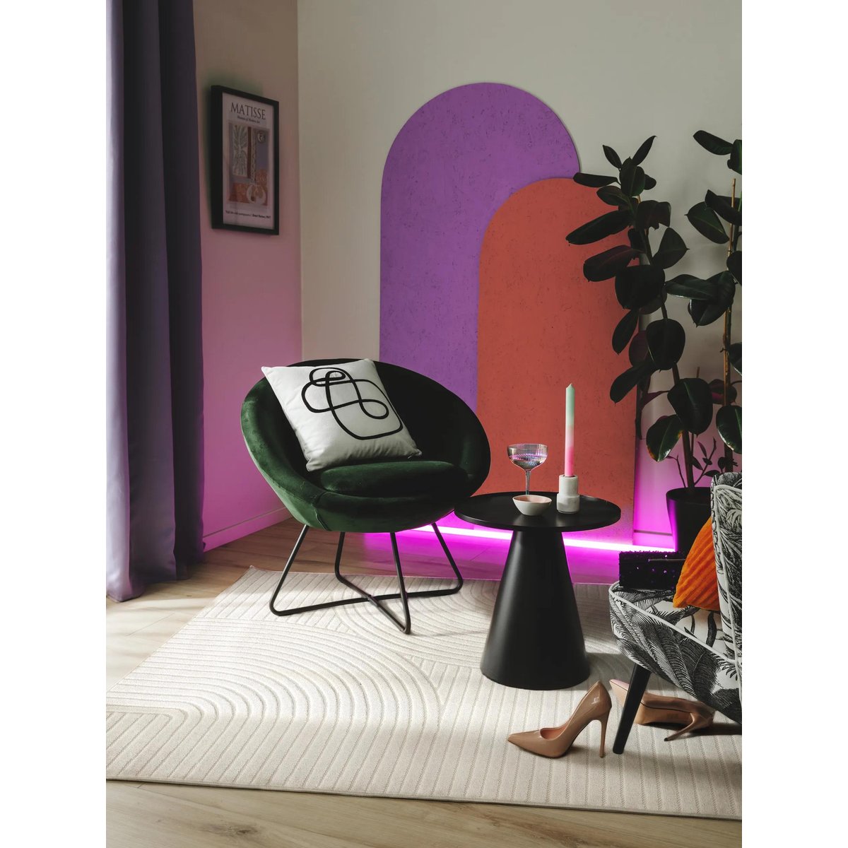 Tapis d'extérieur & intérieur MARS crème, BENUTA 