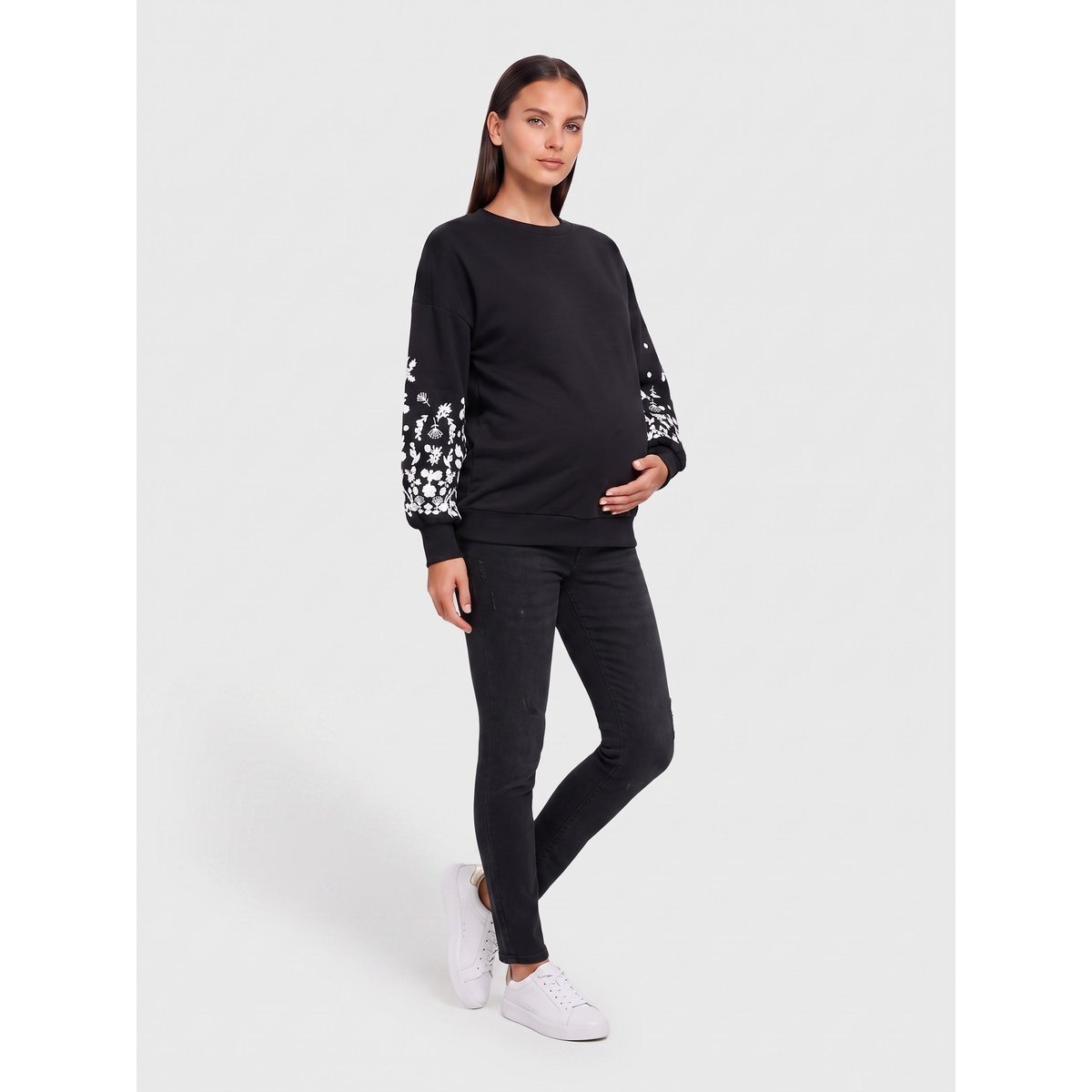 Jean Skinny noire - washed black 1, ONLY