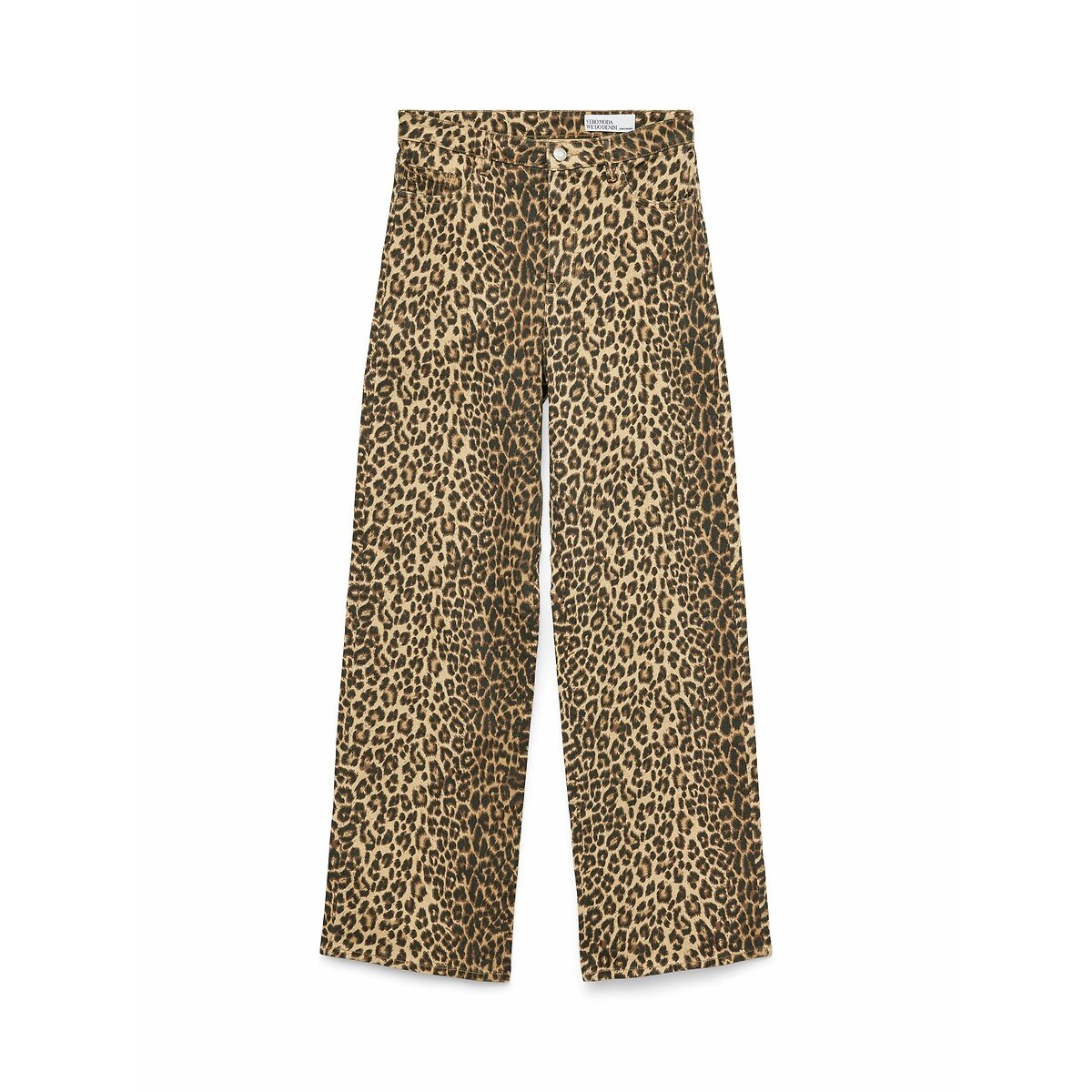 Jeans large  imprimé léopard, VERO MODA