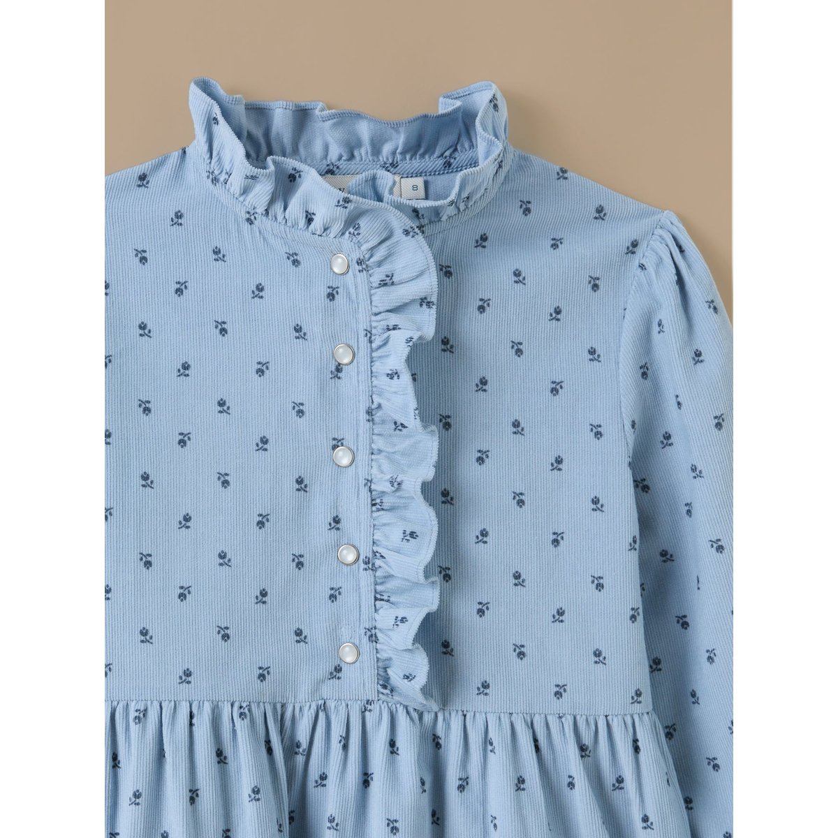Robe imprimée en velours imprimé klein, CYRILLUS