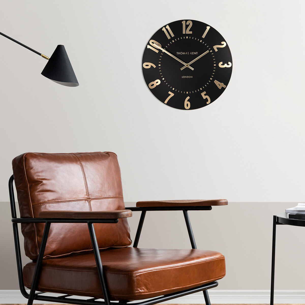 Mulberry 12" Small Wall Clock black, THOMAS KENT