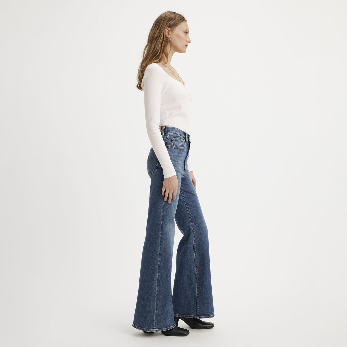 Jeans Ribcage Bell bleu - a new york moment, LEVI'S