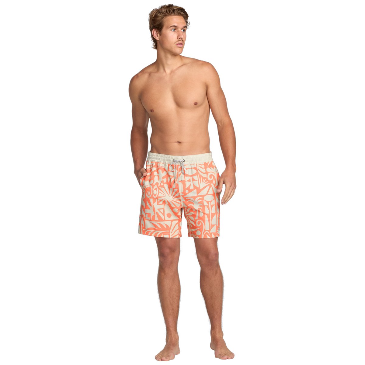 Short de bain GOOD TIMES 16" orange coral, BILLABONG