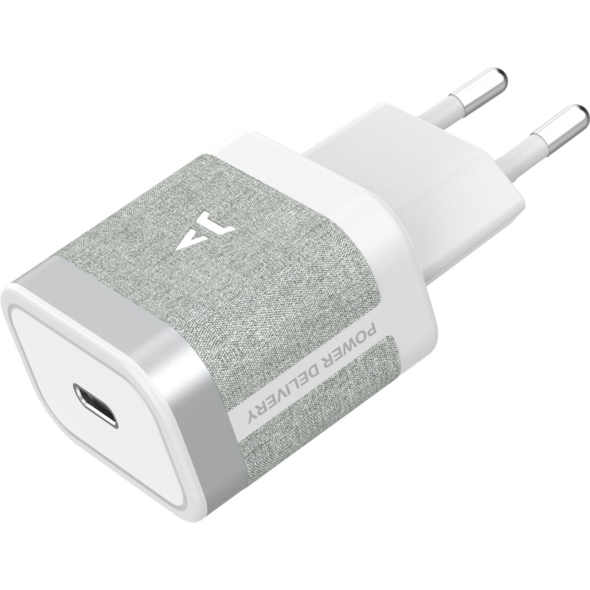 Chargeur + câble USB-C 35W + Câble USB-C 1M Blanc couleur unique, ADEQWAT