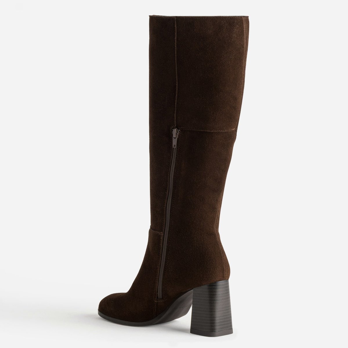 Botte À Talon en cuir MAHAUT chocolat, ERAM