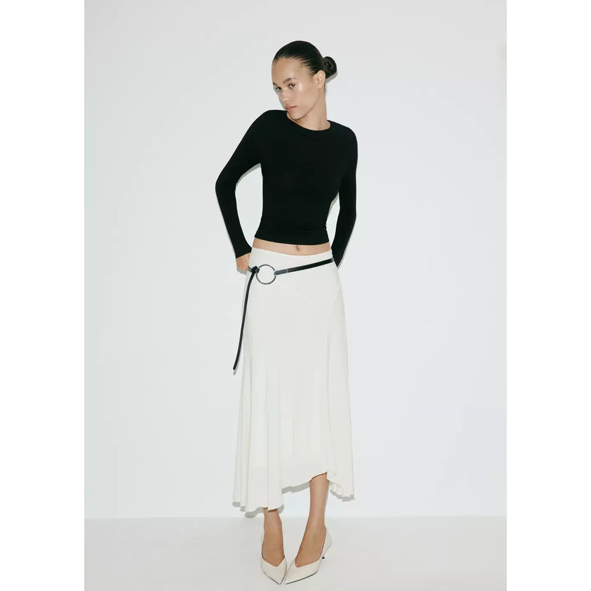 Pull rira noir, MANGO