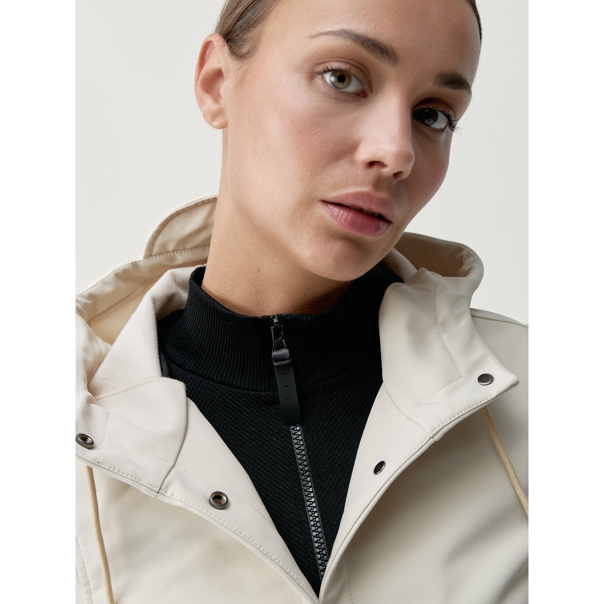 Veste de sport Trench oversize boutonné TRENCH blanc, BORN