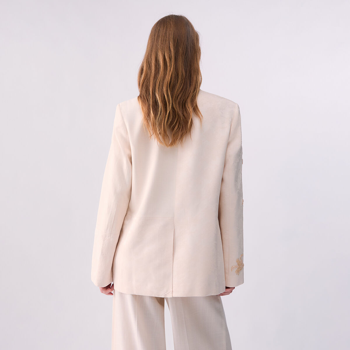 Veste avec broderie bijou crème, LIU JO