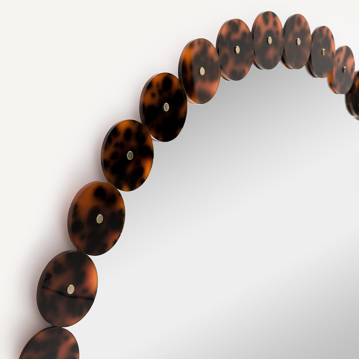 Miroir rond résine diamètre 100 cm, Kioo marron, AM.PM