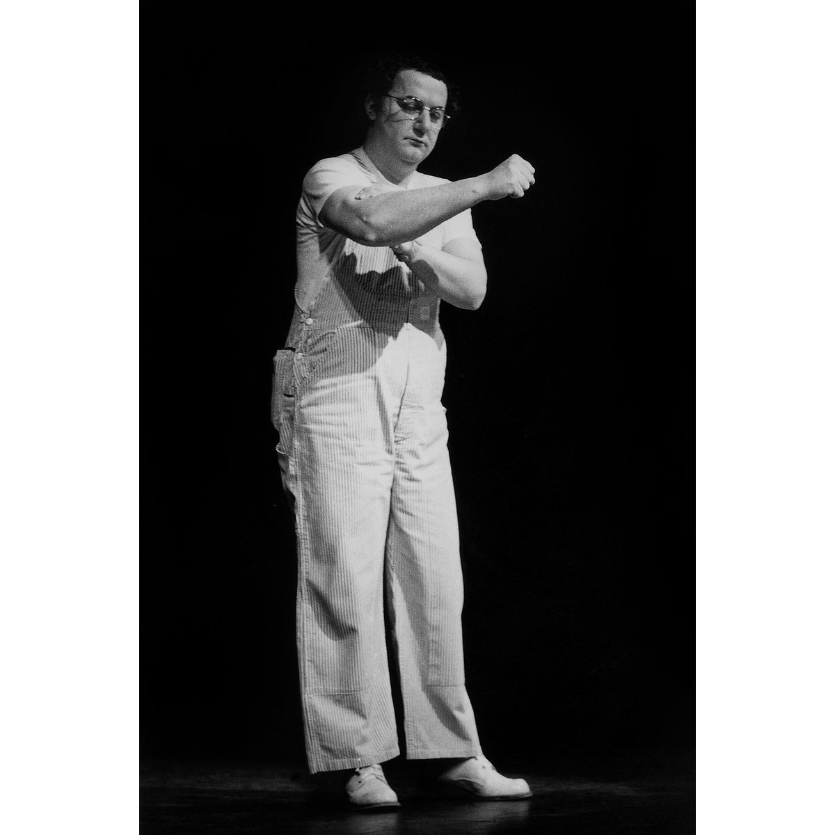 Tableau coluche sur scène toile imprimée, HEXOA