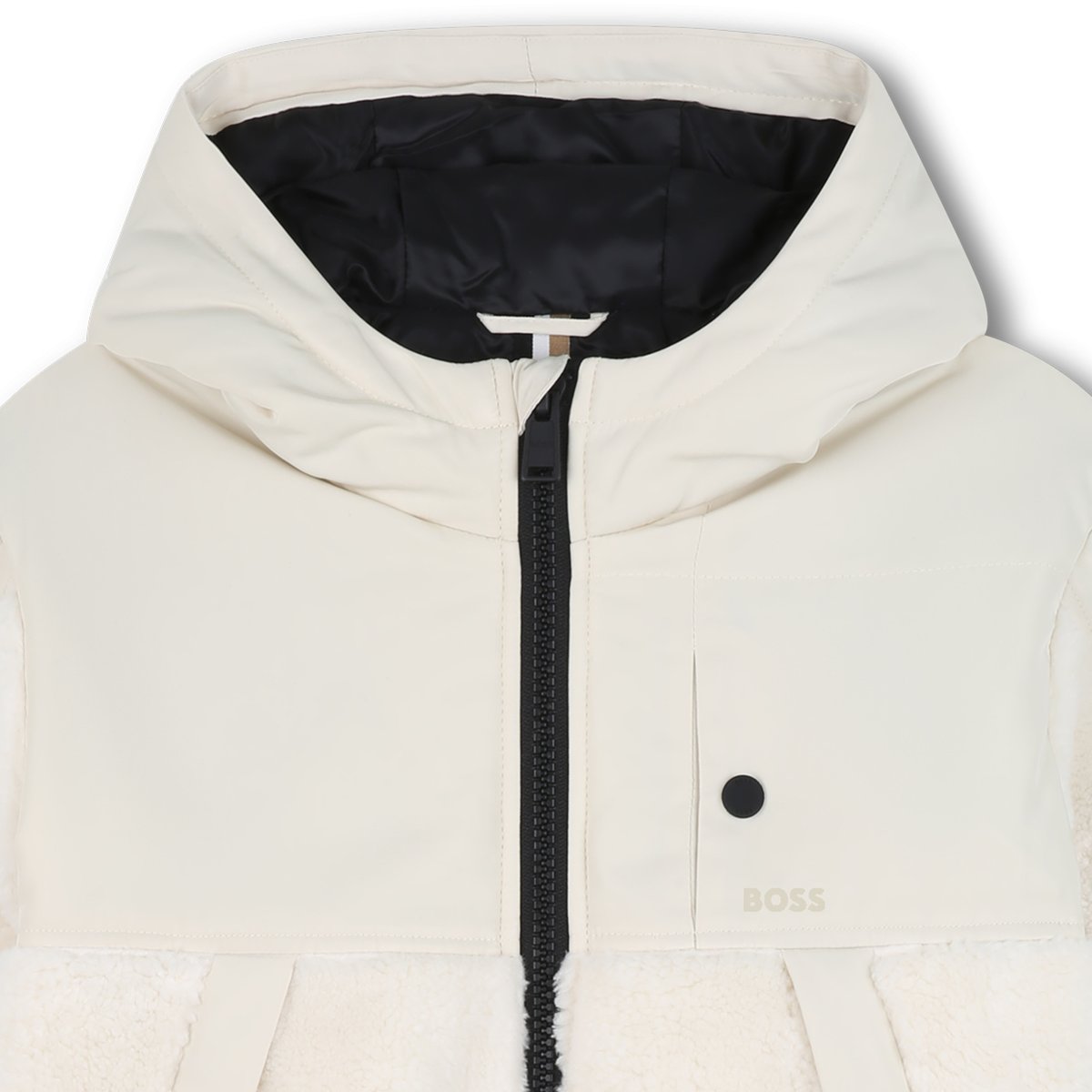 Veste à capuche vanille, BOSS KIDSWEAR