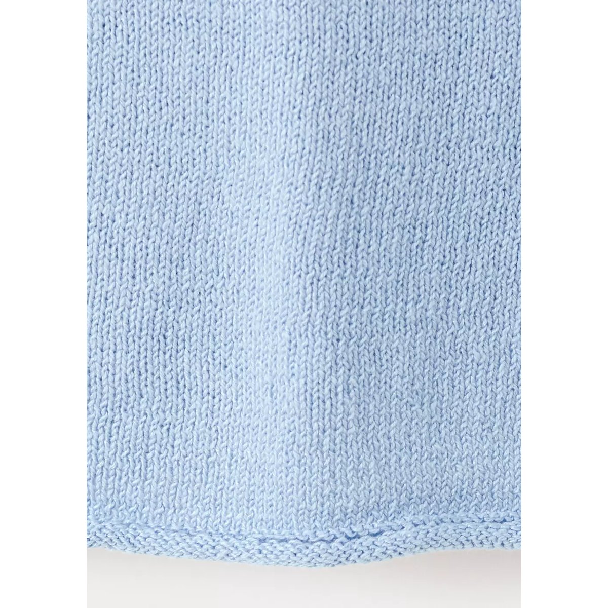 Top maille bretelles bleu ciel, MANGO