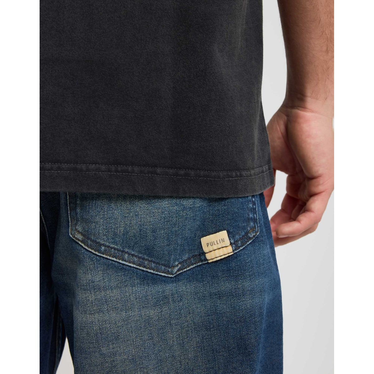 PANTALON MID LOOSE DOORS bleu foncé, PULLIN