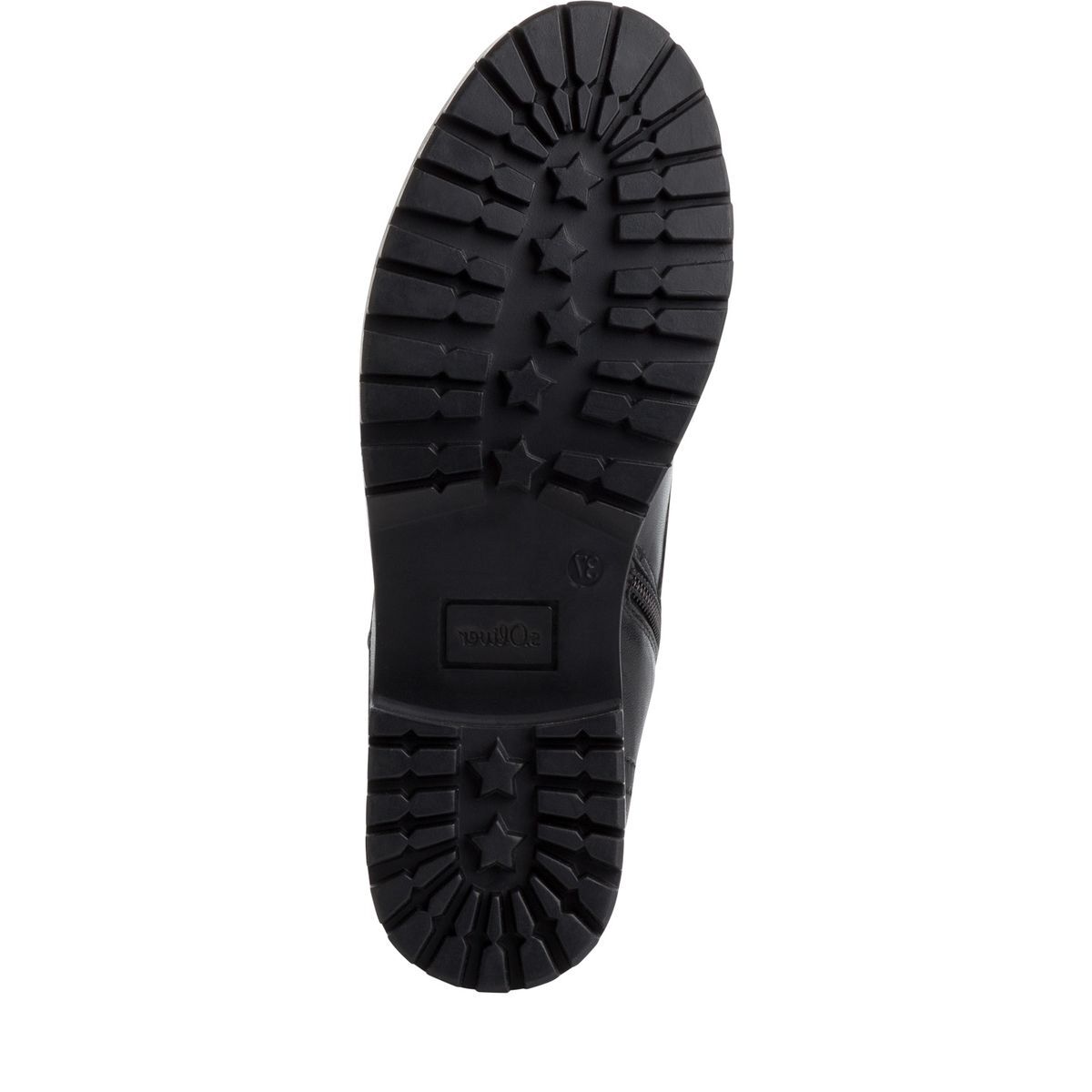 Bottine en cuir noir multi, S.OLIVER