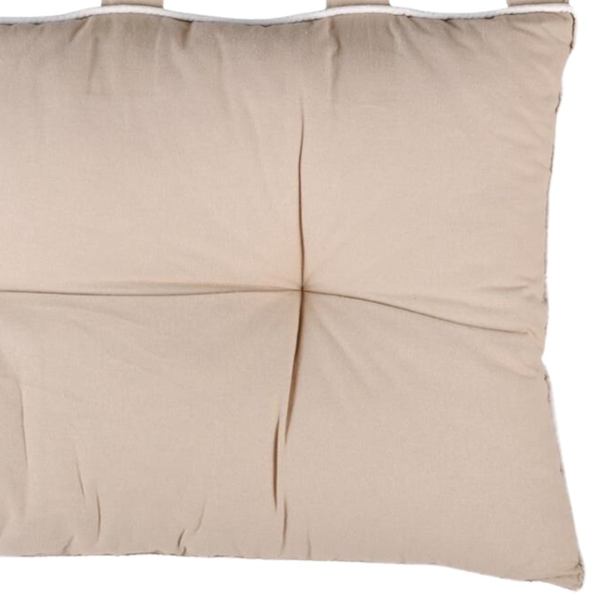 Coussin tête de lit bicolore lin, LOVELY CASA