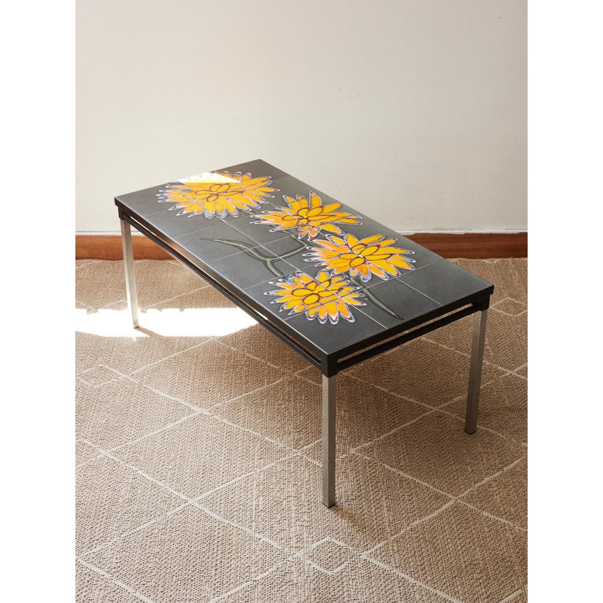 Table basse en céramique Donna N°1048 - Bon état noir, DEBONGOUT