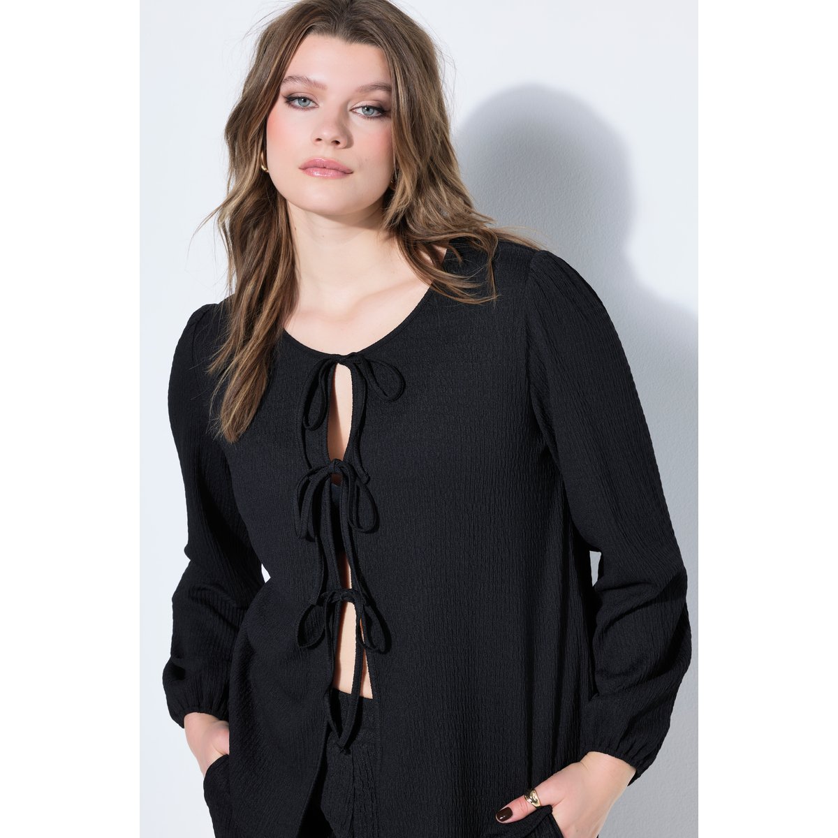 Blouse manches bouffantes noir, STUDIO UNTOLD