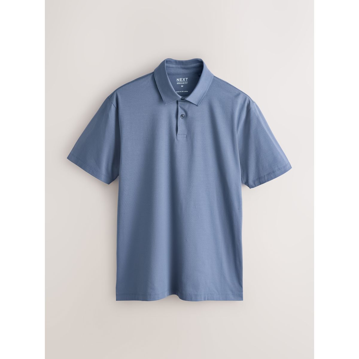 Polos en jersey à manches courtes, lot de 5 bleus, NEXT