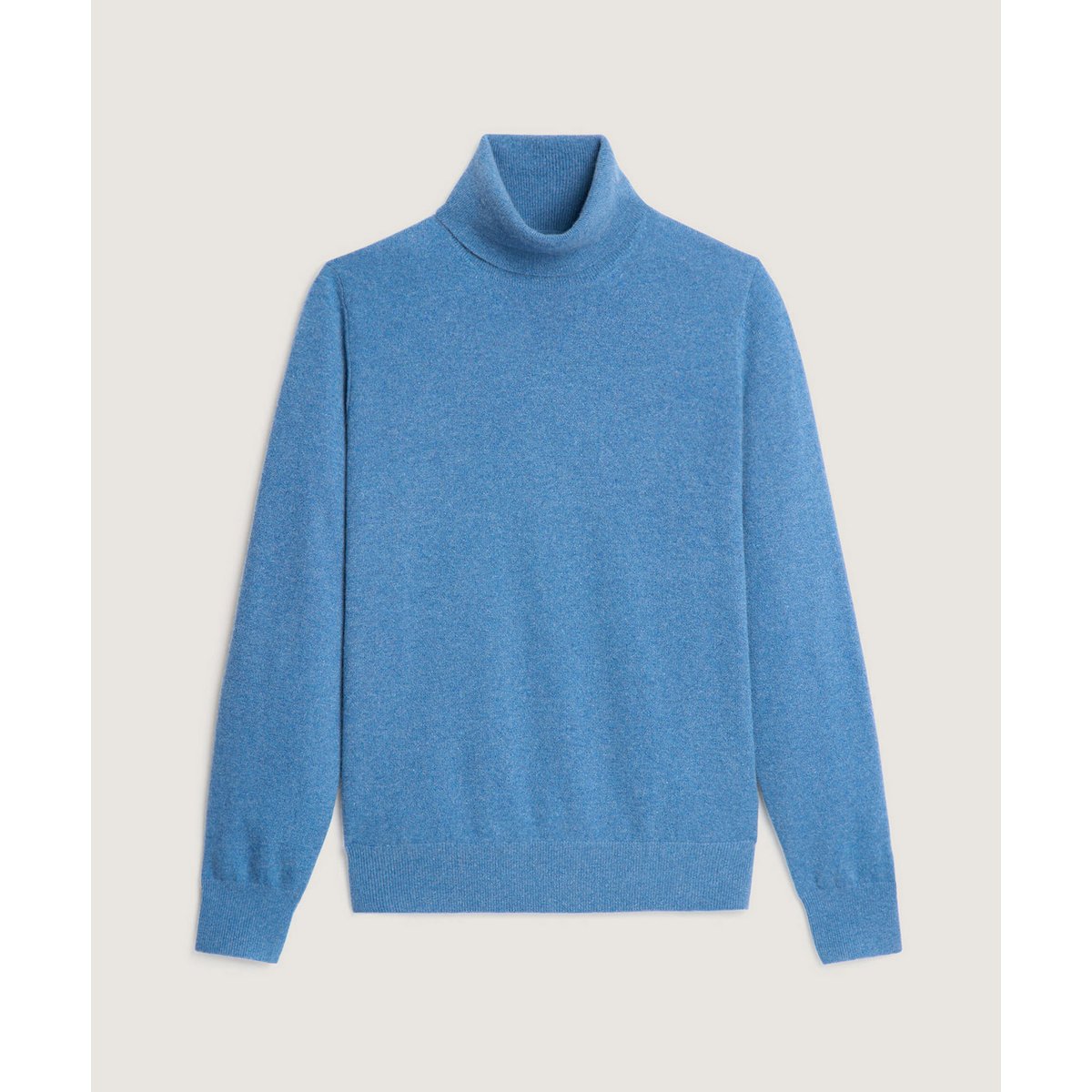 Pull col roulé en cachemire bleu, RODIER