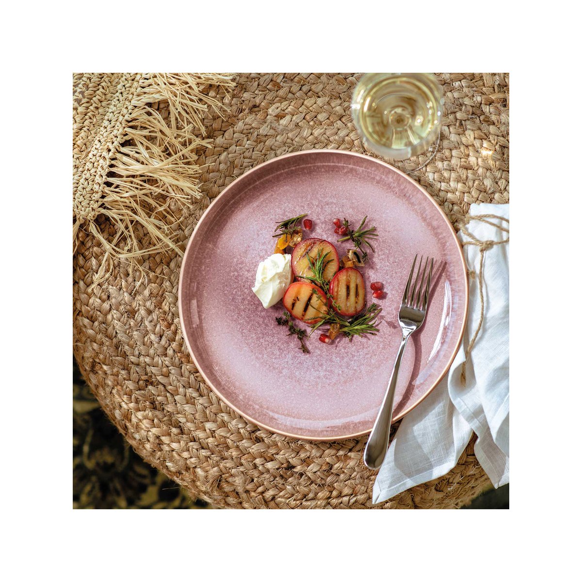 Assiette PERLEMOR rose pâle, LIKE. BY VILLEROY & BOCH