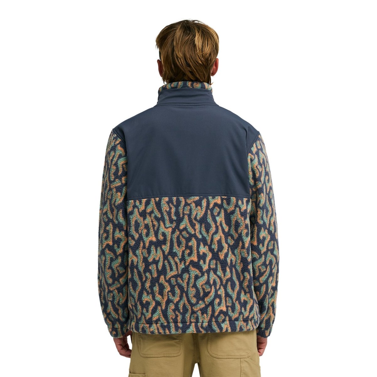 Polaire demi-zip BOUNDARY RE-ISSUE noir charcoal grey, BILLABONG