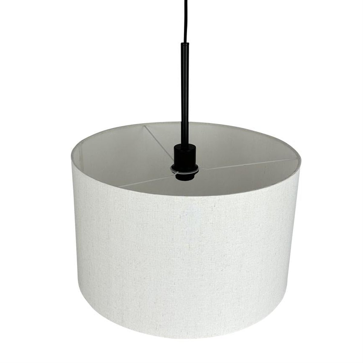 Suspension en métal et tissu Noir/Blanc Calix noir/blanc, DYBERG LARSEN