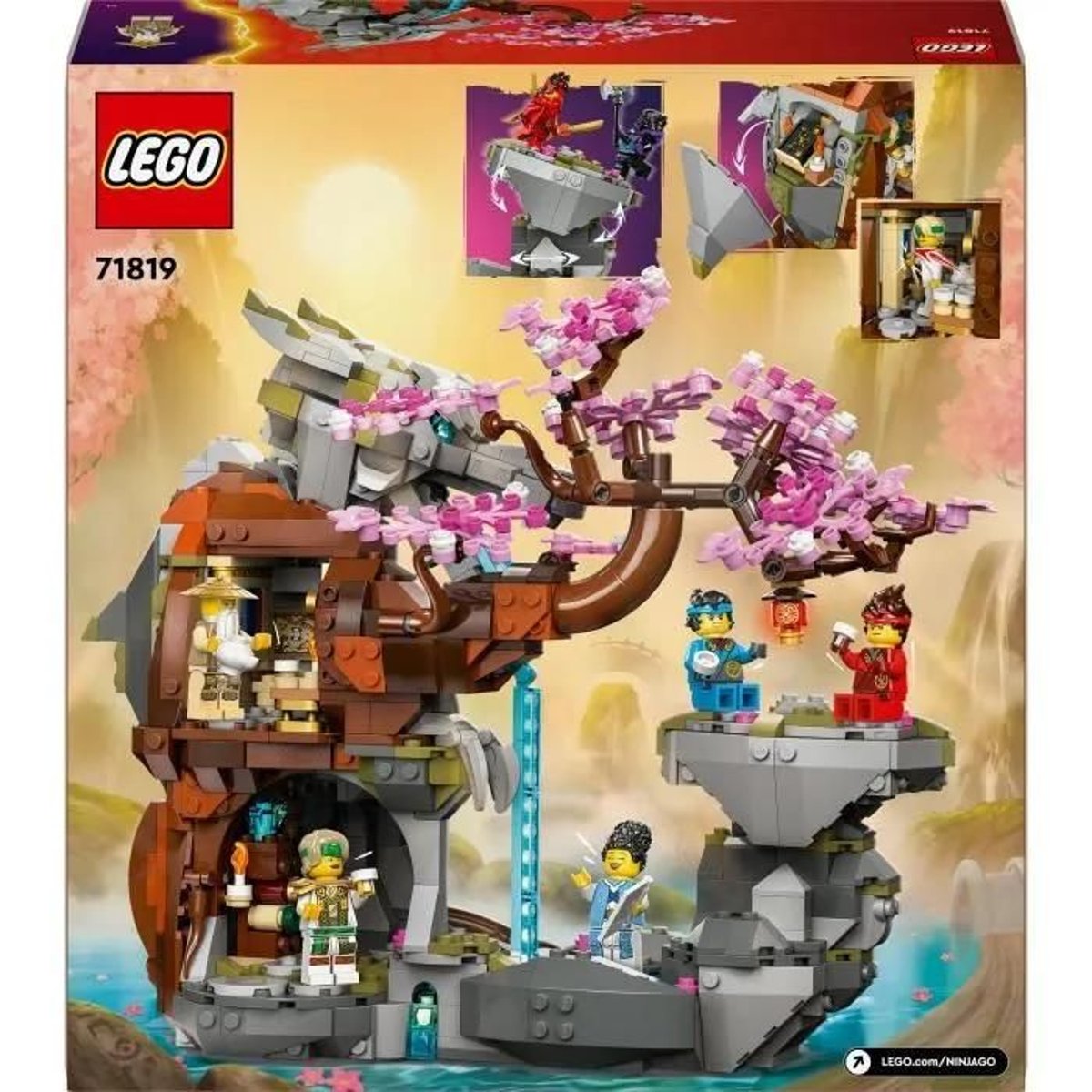 LEGO NINJAGO - Sanctuaire de la Roche du Dragon - Set de Construction 71819 multicolore, LEGO