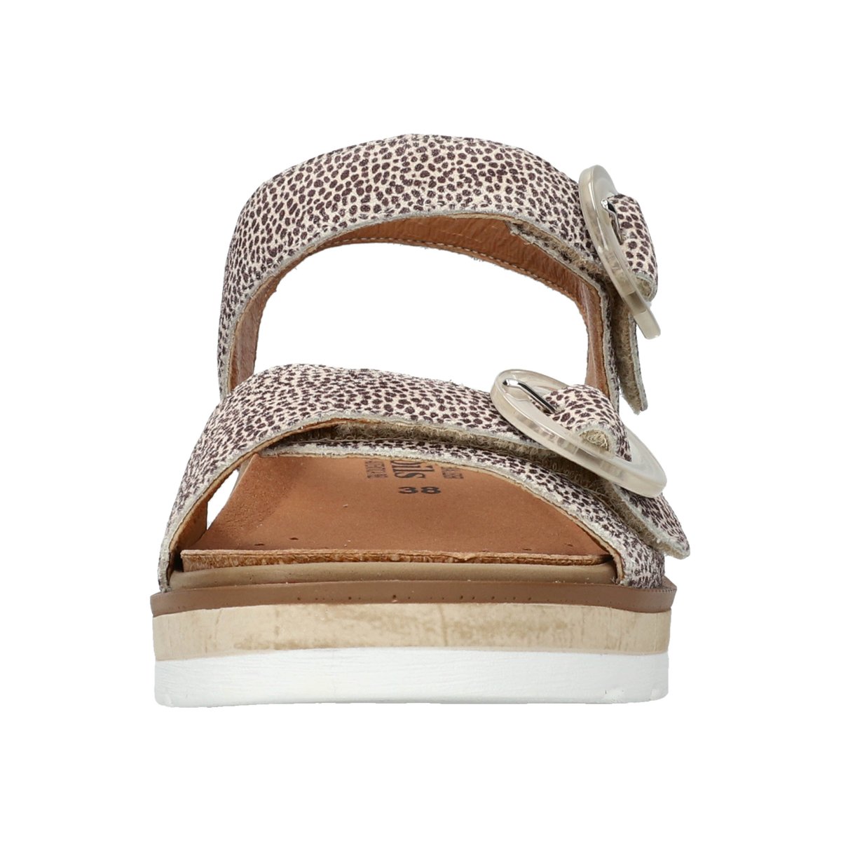 Sandales en cuir MYRANDA gris 5142, MEPHISTO