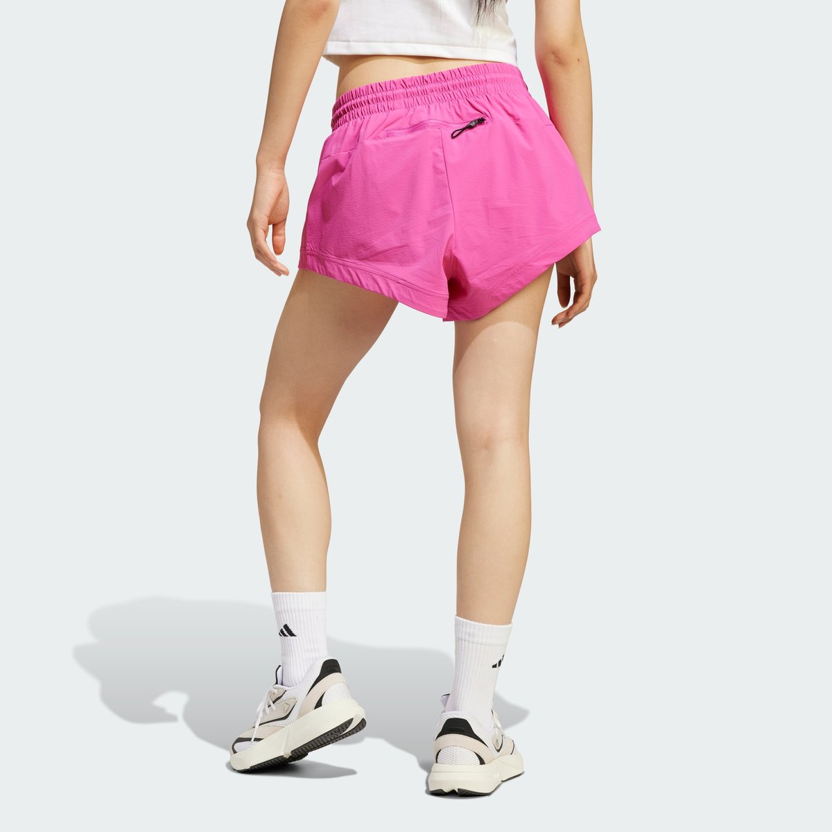 Short toile adidas Z.N.E. semi lucid fuchsia, ADIDAS SPORTSWEAR