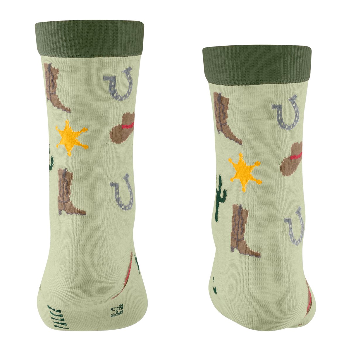 Chaussettes Little Cowboy vert, FALKE