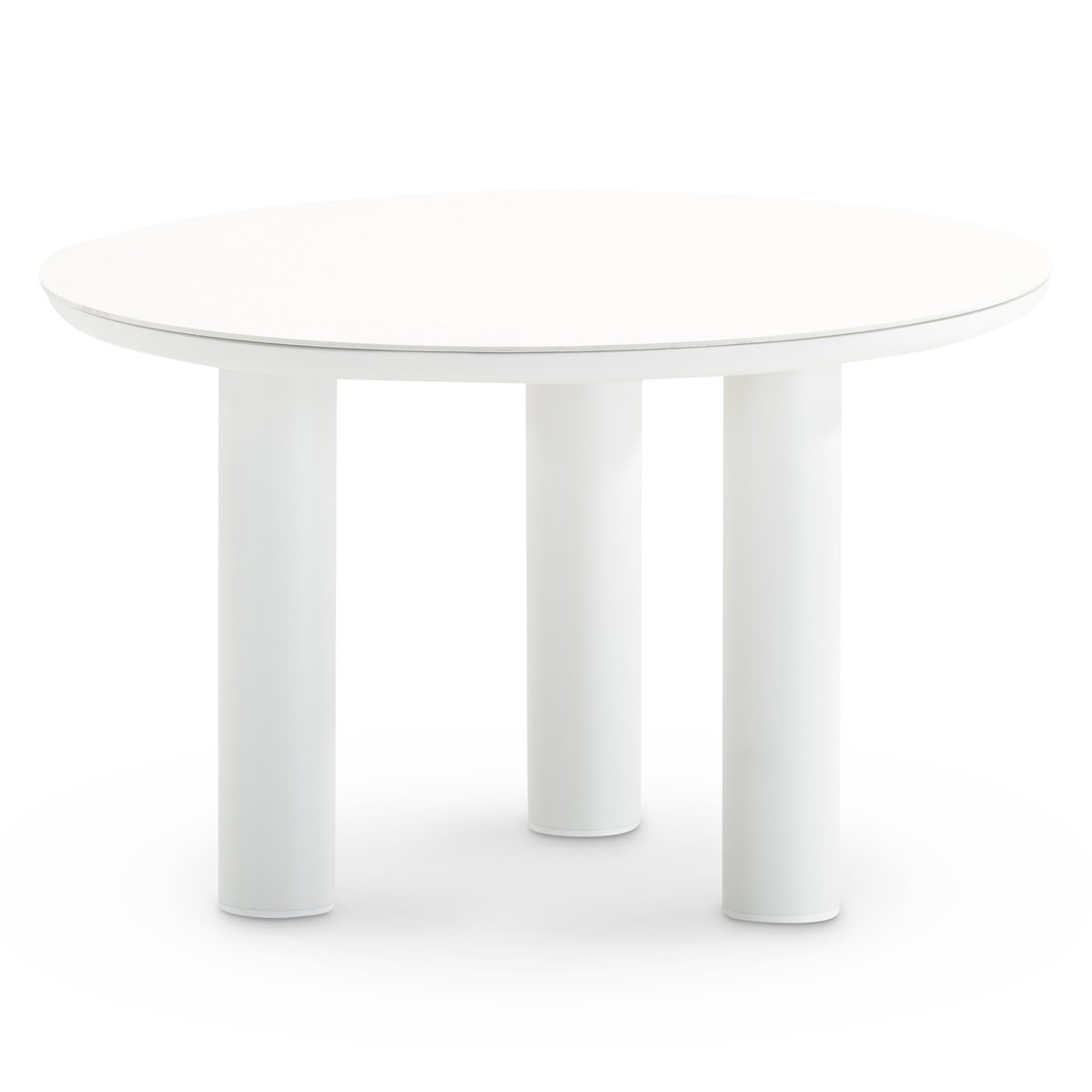 Set de jardin, 4 chaises, PETRA & CORA blanc, plateau beige, DEFORA HOME