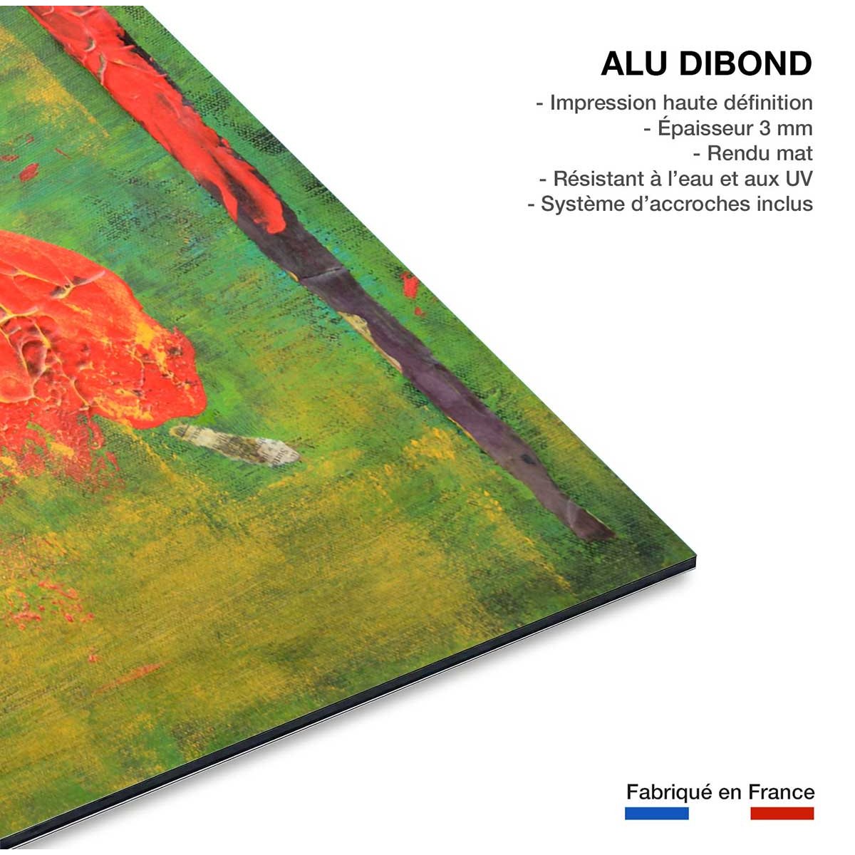 Tableau andalouse au chapeau tableau alu dibond, HEXOA
