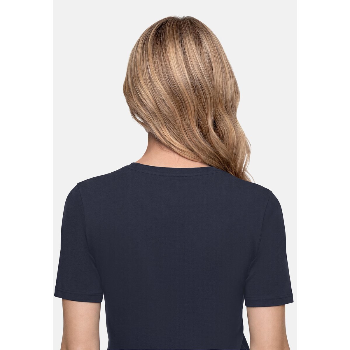 T-shirt basique à impression patch dark blue/brown, BETTY BARCLAY