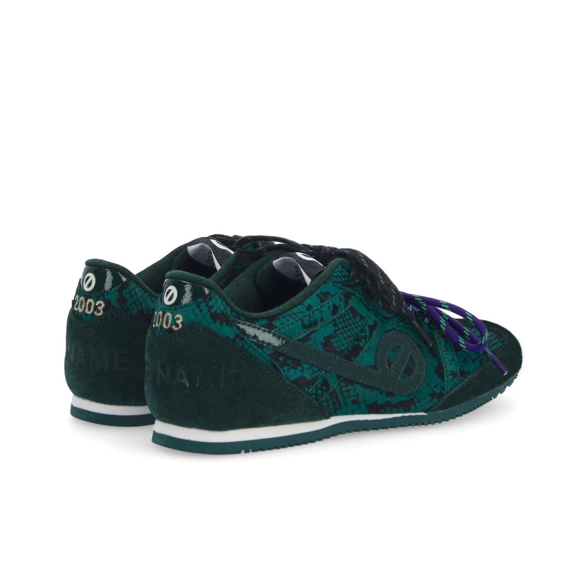 EVO RUN W SNAKE KISS ÉMERAUDE - Collier orné de Cristaux Swarovski® inclus vert, NO NAME