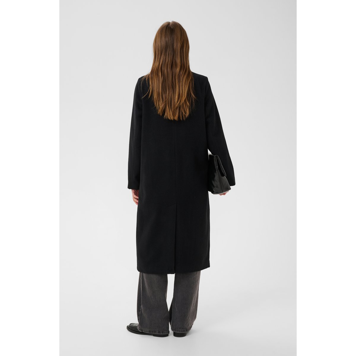 Manteau noir black deep, KAFFE
