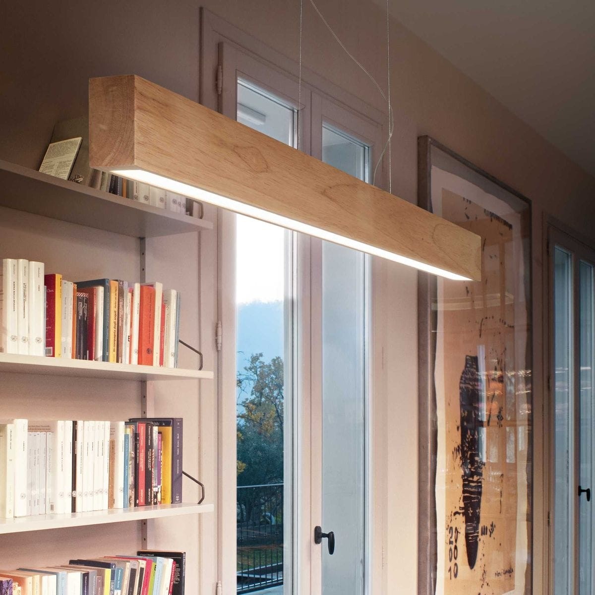 Suspension CRAFT marron, IDEAL LUX