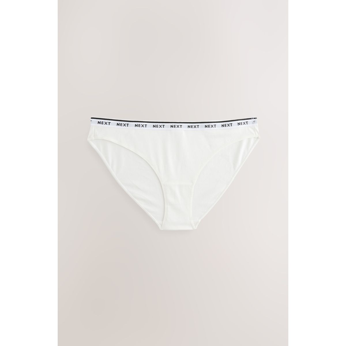 Culotte en coton à logo, lot de 4 noir/blanc, NEXT