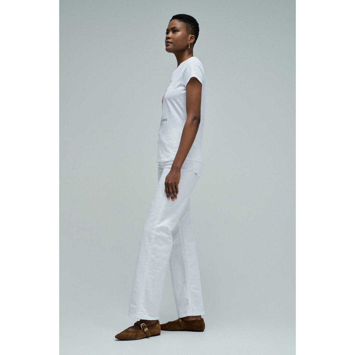 T-SHIRT AVEC IMPRIMÉ ET BRANDING blanc, SALSA JEANS