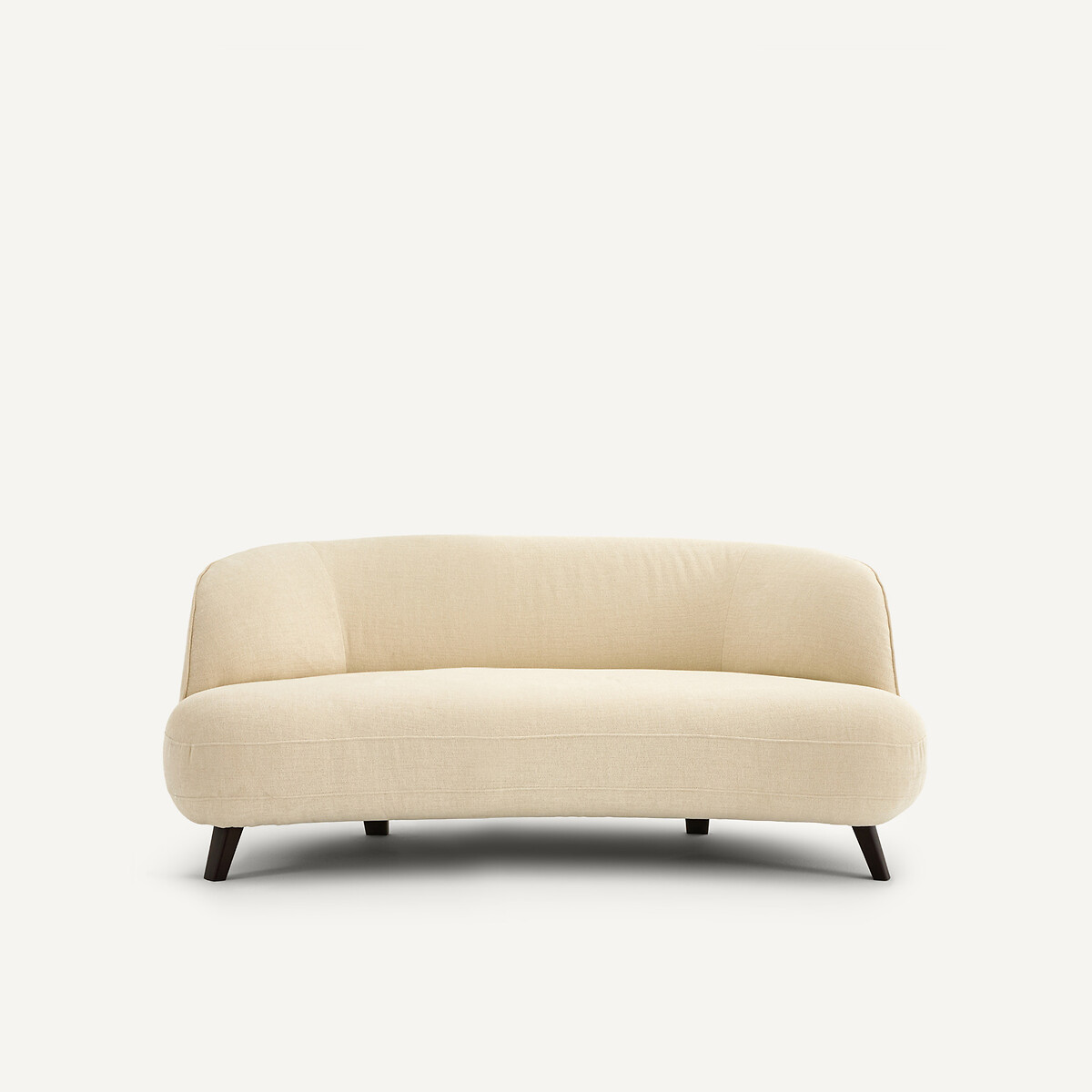 Canapé XS, 3 places, en polyester, ROSEBURY ivoire, AM.PM X EMMANUEL GALLINA