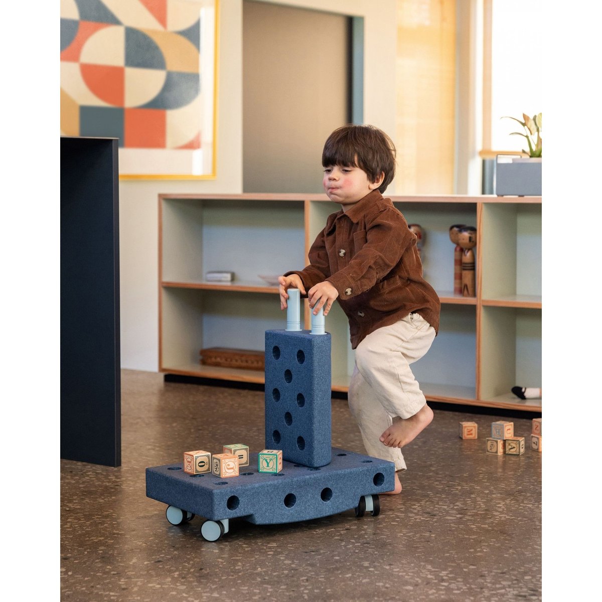 Jeu de construction évolutif Curiosity bleu intense, MODU