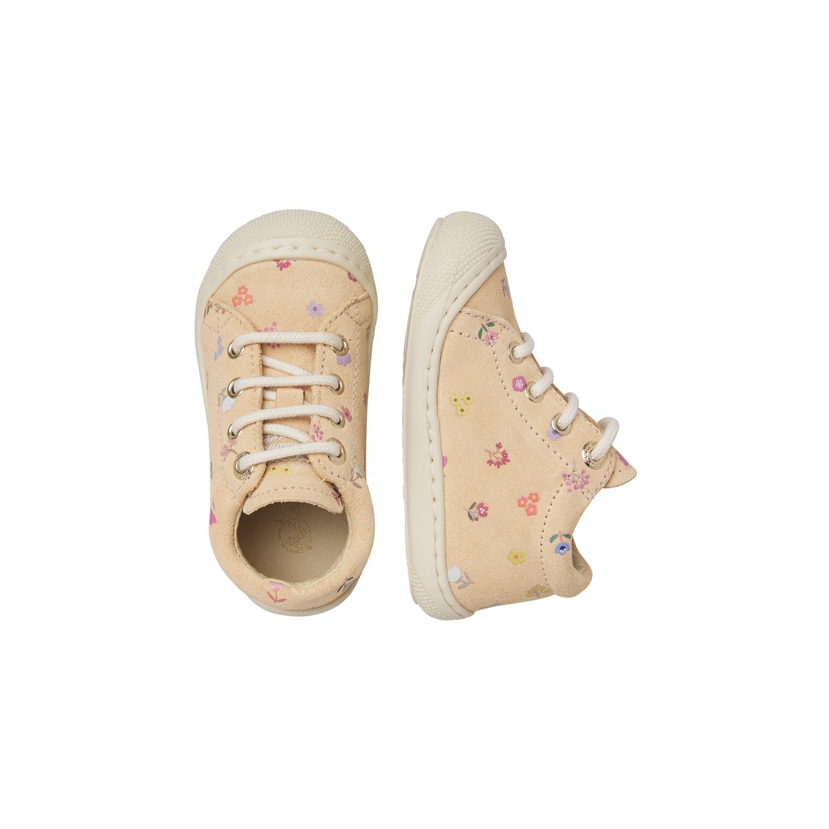 Chaussures premiers pas en suède COCOON vanille-, NATURINO