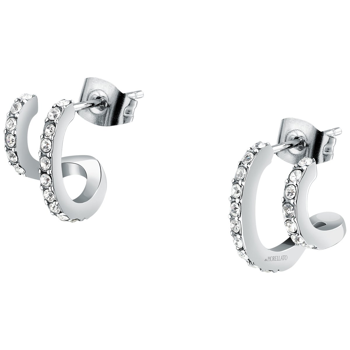 Boucles d'oreille CREOLE acier inoxydable, MORELLATO