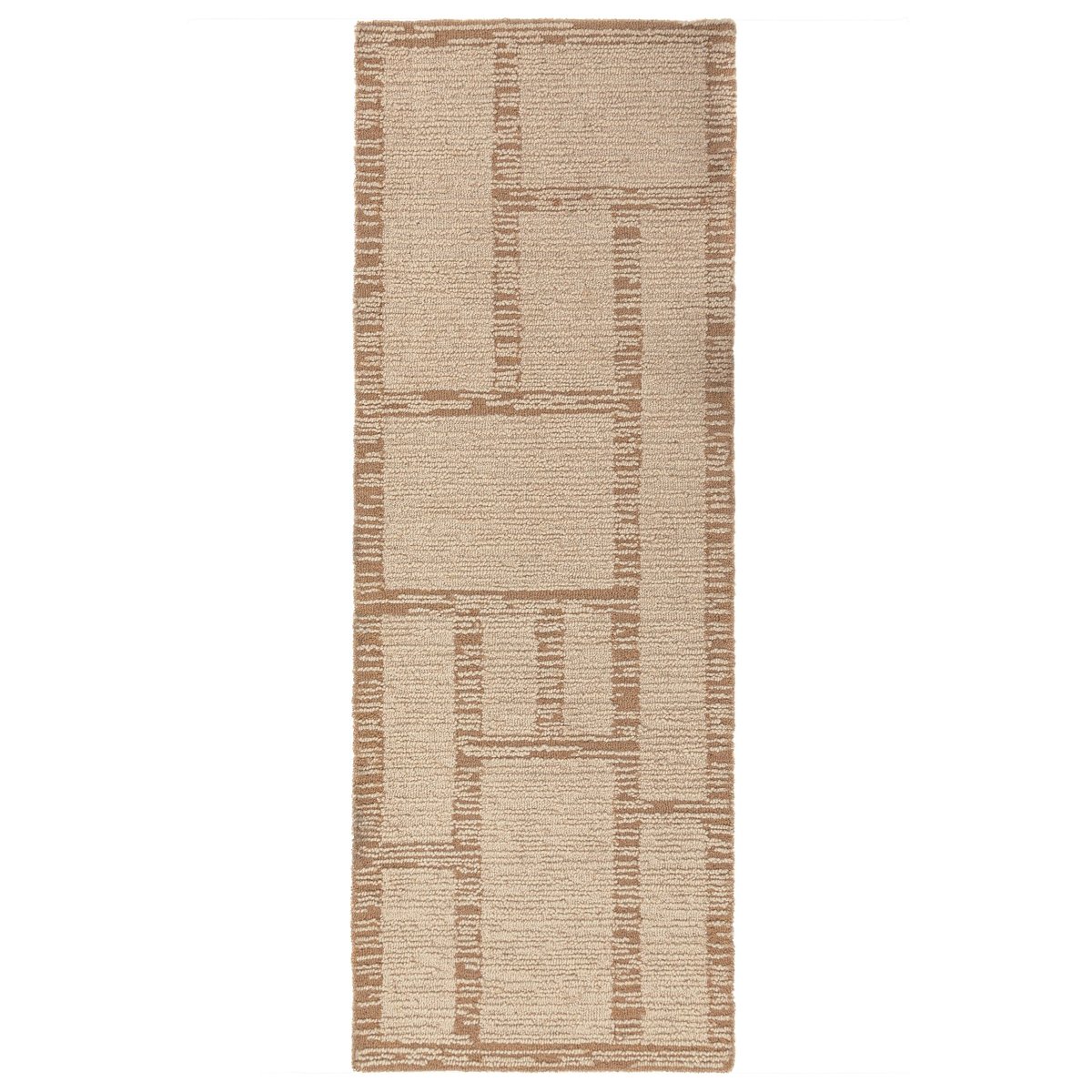 Tapis de couloir en laine HARRIS MODULA naturel, FLAIR RUGS