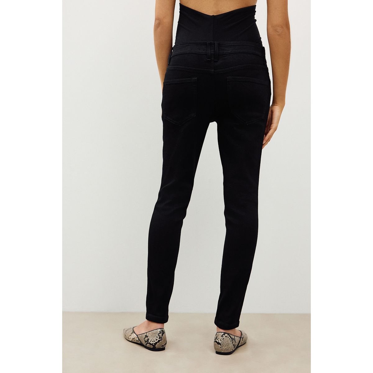 Jean skinny de grossesse noir, NEXT
