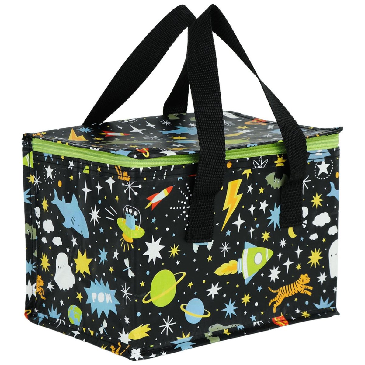 Sac repas isotherme enfant 5,5 L noir galaxie, A LITTLE LOVELY COMPANY