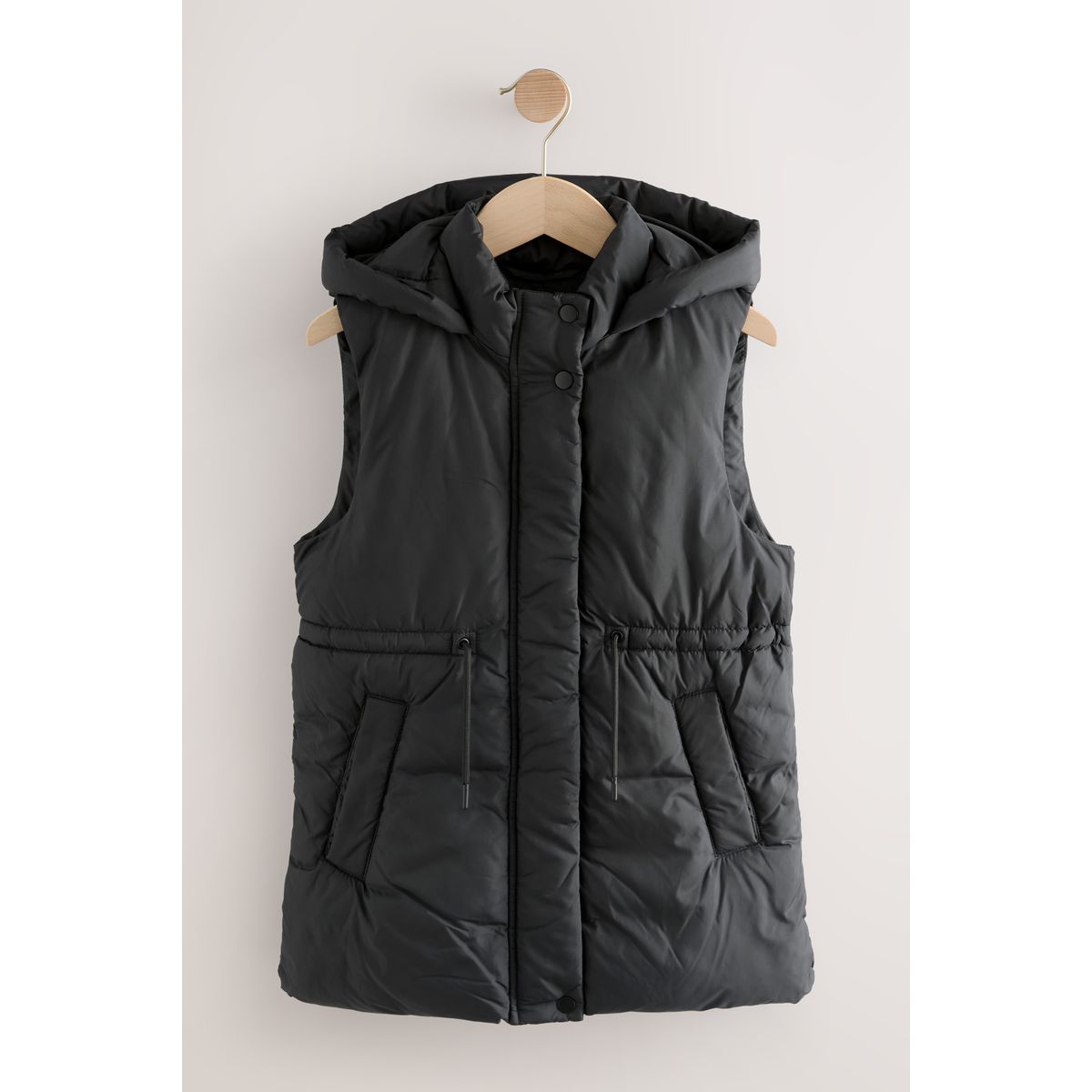 Veste sans manches matelassée noir, NEXT