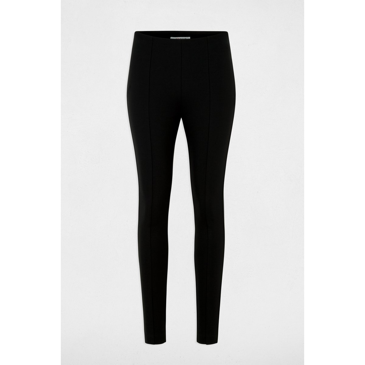 Pantalon legging uni noir, MORGAN