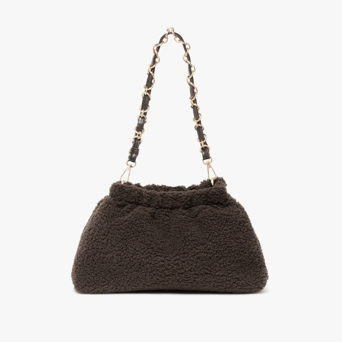 Sac À Main DAFINA Bourse avec chaîne chocolat, BOCAGE