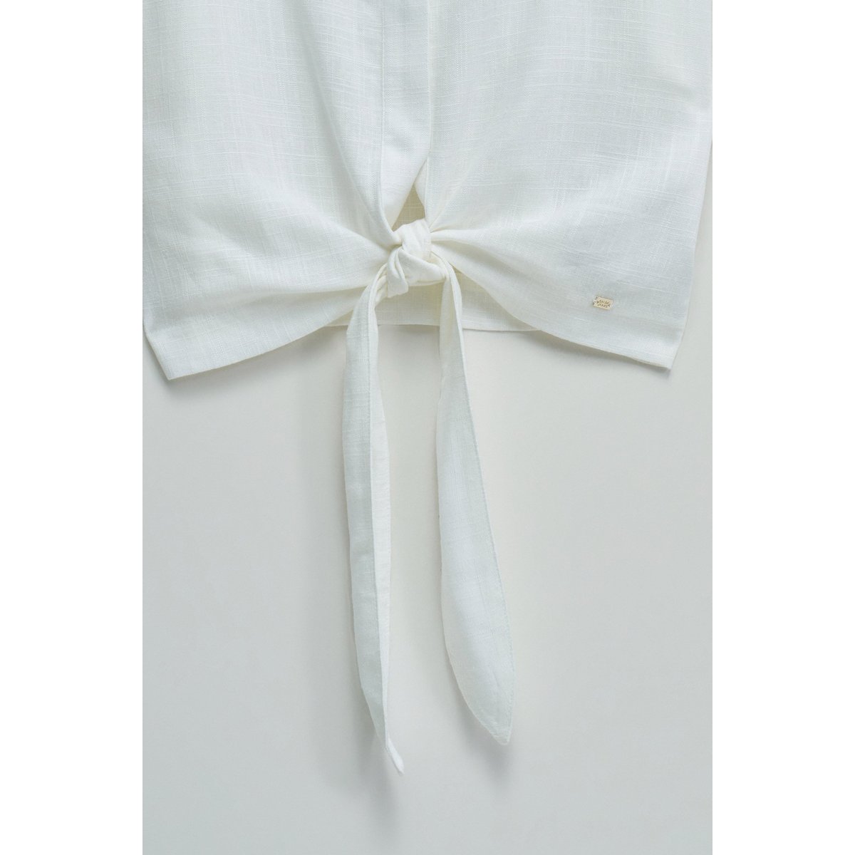 CHEMISE AVEC DENTELLE ET LIN blanc, SALSA JEANS