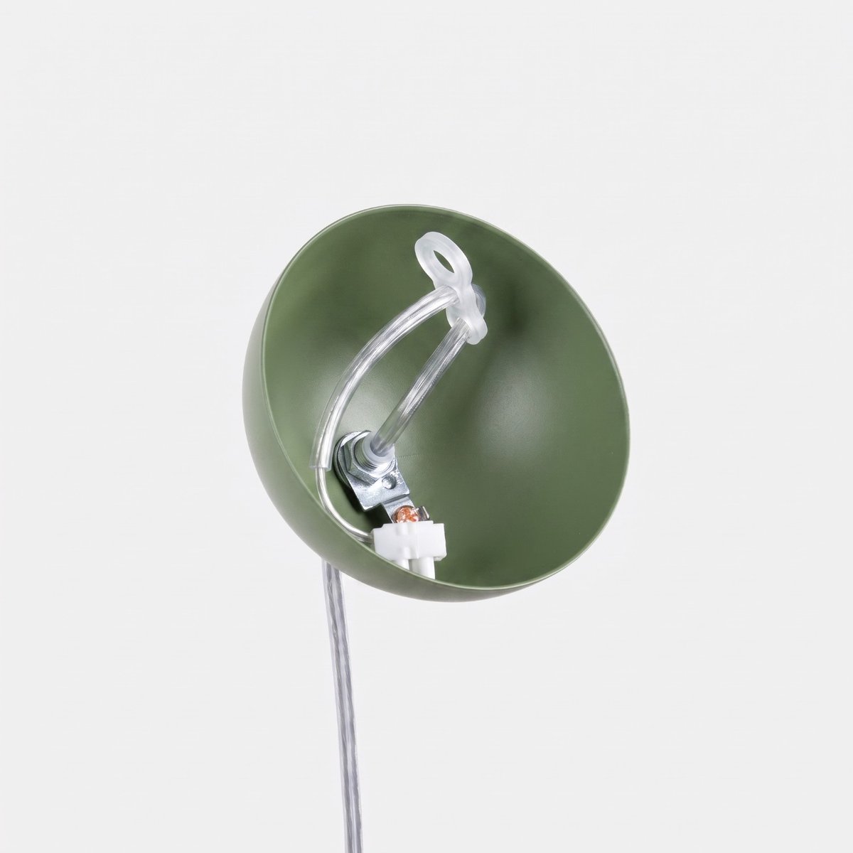 Suspension Acier Vert Olive E27 1 Ugo vert olive, EDEN